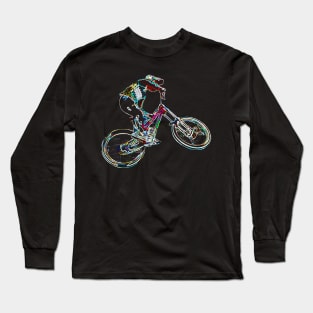 mtb downhill Long Sleeve T-Shirt